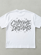 T-Shirt Oversize Y2K Sogni di Cromo - Vista posteriore