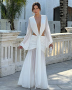 Abito Maxi con Collo Halter Elegante in Giallo 12