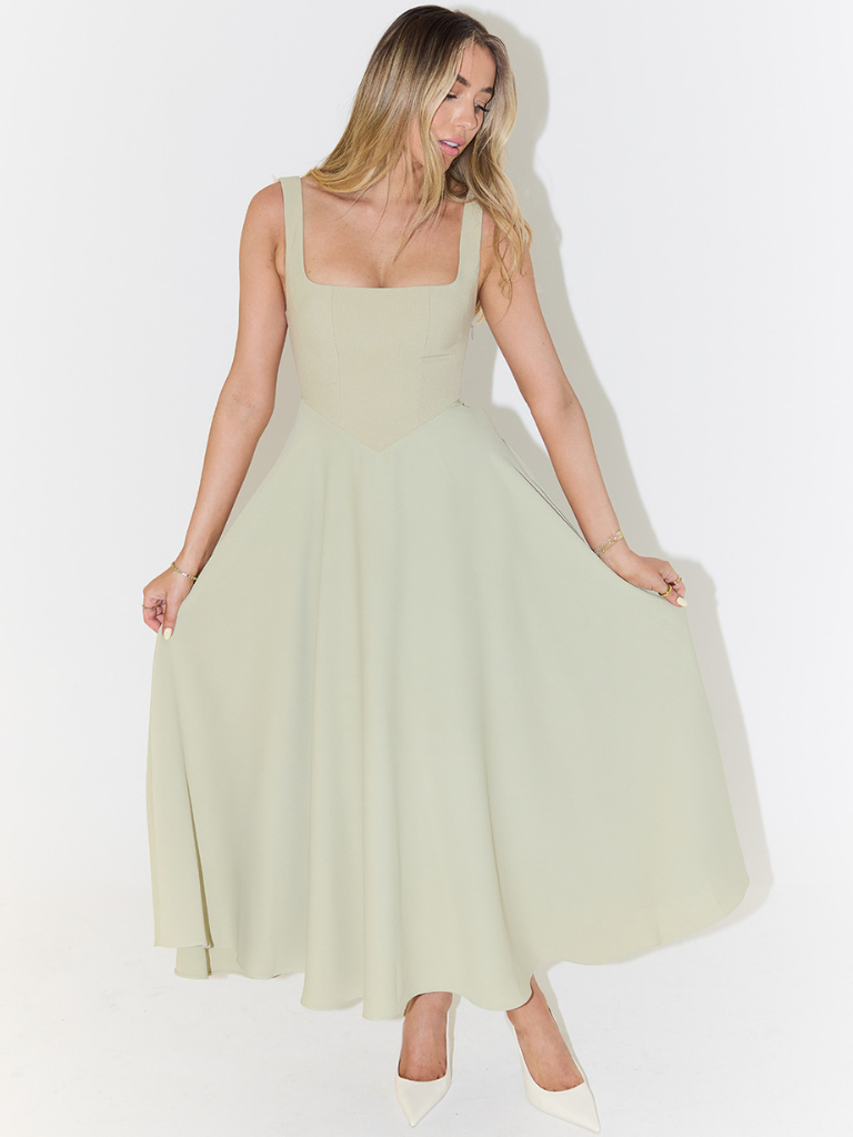 Abito Midi Elegante e Raffinato in diverse colorazioni 3