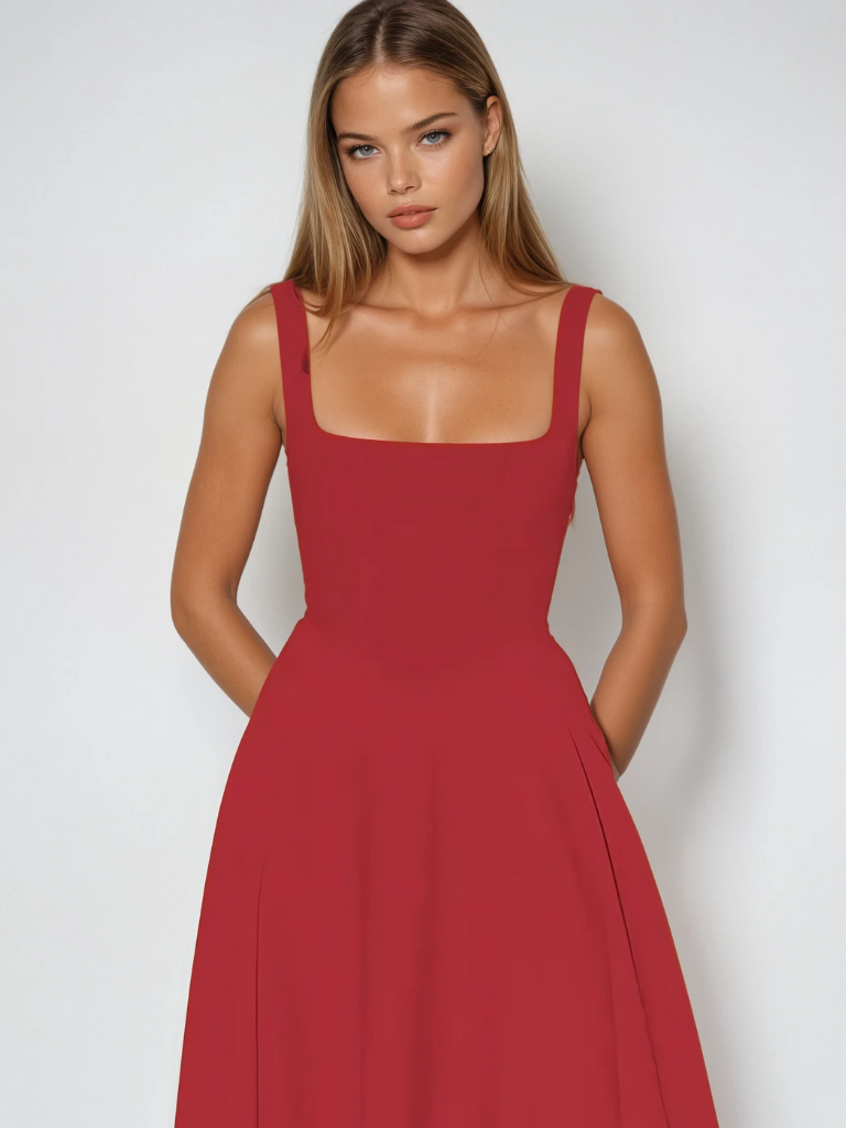 Abito Midi Elegante e Raffinato in diverse colorazioni 9