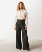 Jeans a gamba larga eleganti in denim scuro. 8