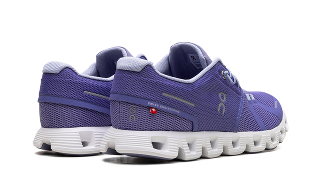 Sneaker On Running Cloud 5 Waterproof in blu e grigio. 3