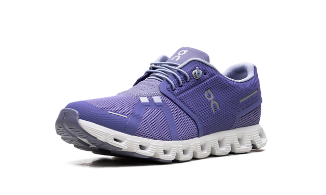 Sneaker On Running Cloud 5 Waterproof in blu e grigio. 4