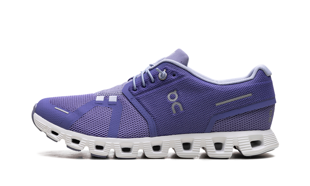 Sneaker On Running Cloud 5 Waterproof in blu e grigio. 7