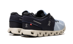 Sneaker On Running Cloud 5 Elegante in blu scuro e blu chiaro. 3