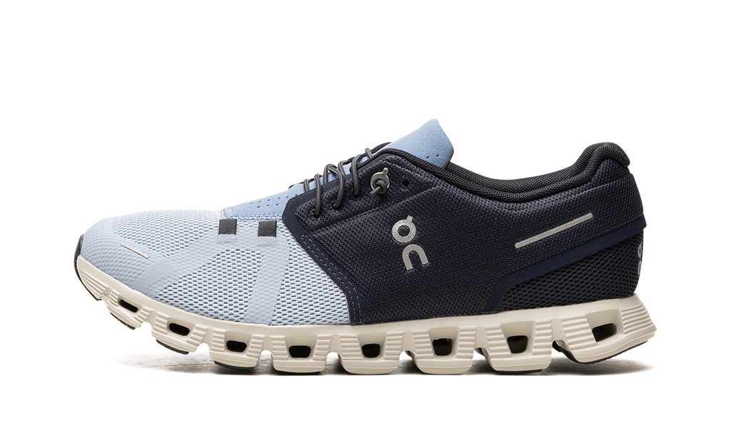 Sneaker On Running Cloud 5 Elegante in blu scuro e blu chiaro. 7