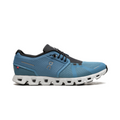 On Running Cloud 5 Niagara Blu/Schwarz sneaker elegante e traspirante.
