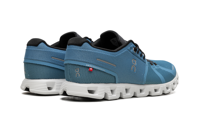On Running Cloud 5 Niagara Blu/Schwarz sneaker elegante e traspirante. 3