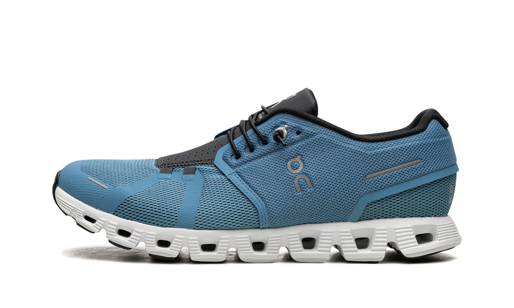 On Running Cloud 5 Niagara Blu/Schwarz sneaker elegante e traspirante. 7