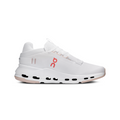 Sneaker On Running Cloudnova 2 Flamme Elegante in bianco con dettagli rossi.
