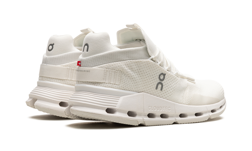 Sneaker On Running Cloudnova Sostenibile-Weiße in mesh tecnico 3