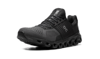 On Running Cloudswift in nero, scarpa sportiva elegante e minimalista. 4