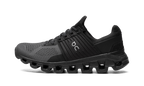 On Running Cloudswift in nero, scarpa sportiva elegante e minimalista. 7