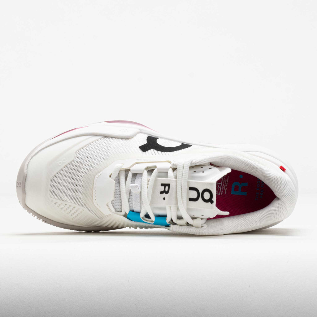 On Running The Roger Pro Fire Scarpe da Tennis Damen Veloci in Bianco e Rosa 3