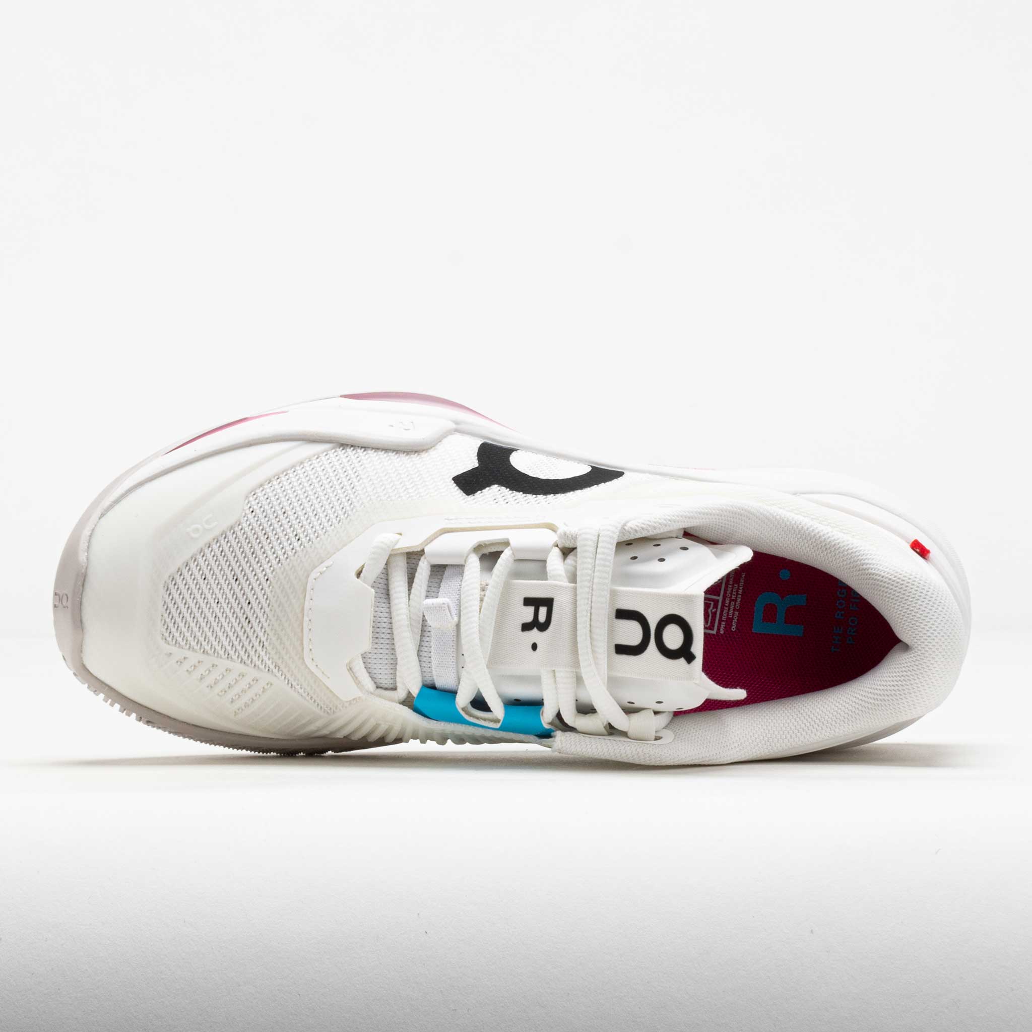 On Running The Roger Pro Fire Scarpe da Tennis Damen Veloci in Bianco e Rosa 3