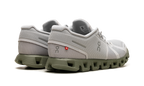 Sneaker On Running Cloud 5 in grigio ghiacciaio e verde reseda. 3