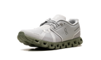 Sneaker On Running Cloud 5 in grigio ghiacciaio e verde reseda. 4