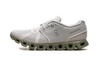 Sneaker On Running Cloud 5 in grigio ghiacciaio e verde reseda. 7