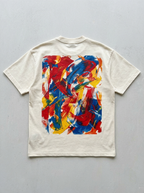 T-Shirt Oversize Esplosione di Colore - Vista posteriore